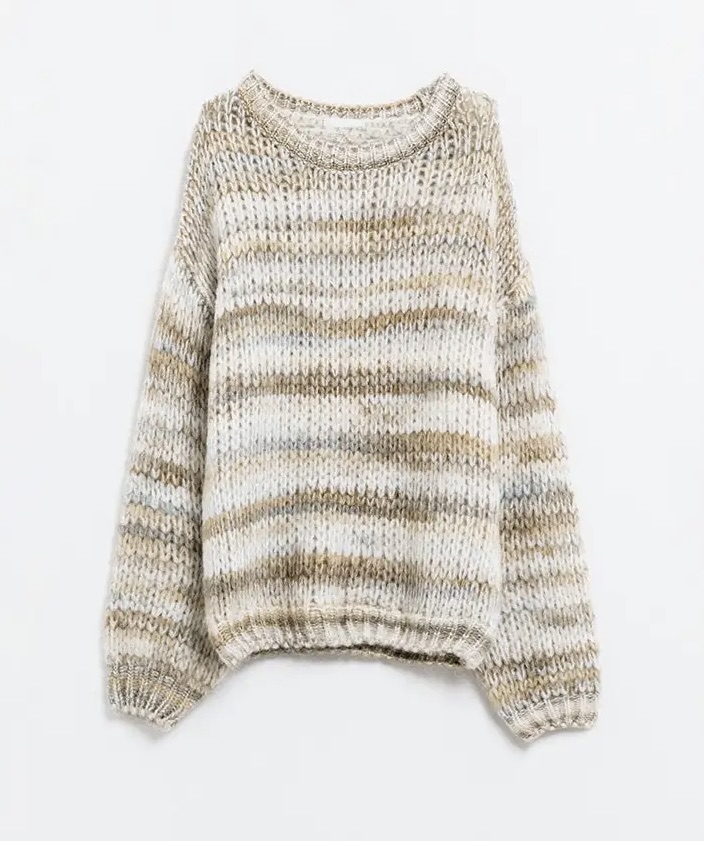 Chunky Strik – Sand Melange, one size