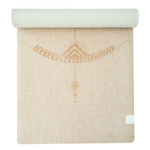 "The shooting bow" økologisk jute og naturgummi yogamåtte