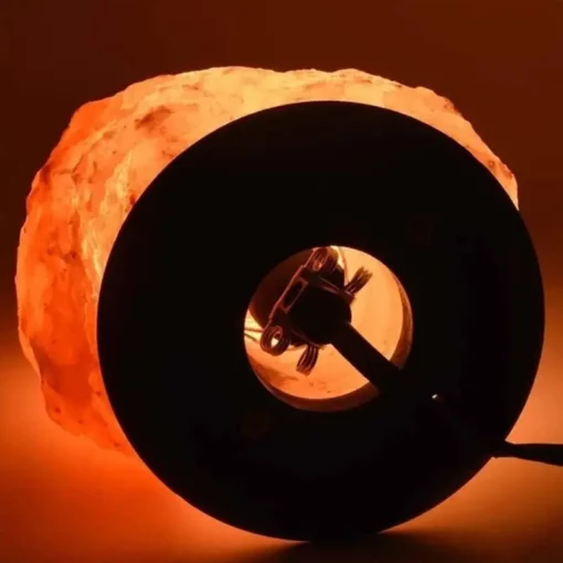 7 Chakra Himalaya salt lampe -  håndlavet - Image 3