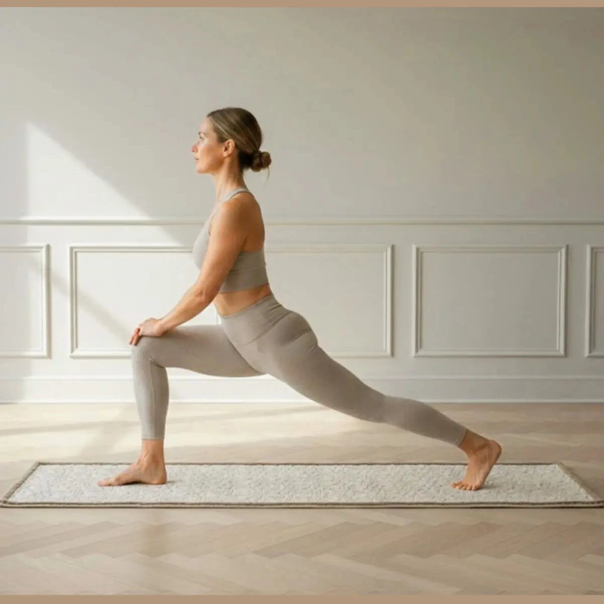Lotus Yogamåtte – Sand Lotus - Billede 12