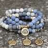 108 Blå Picasso Jaspis Mala armbånd - Image 3