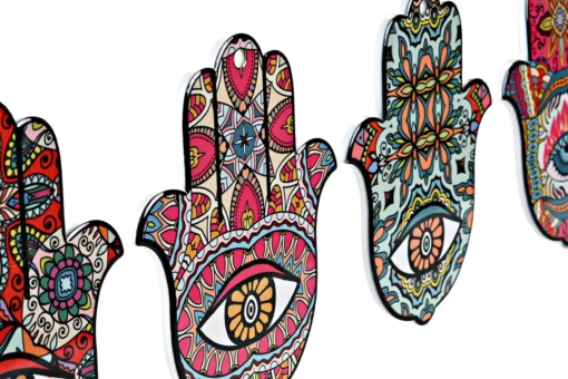 Dekorativ Hamsa bordskåner - sun - Image 2