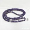 Ametyst mala armbånd med Lotus vedhæng - Image 2