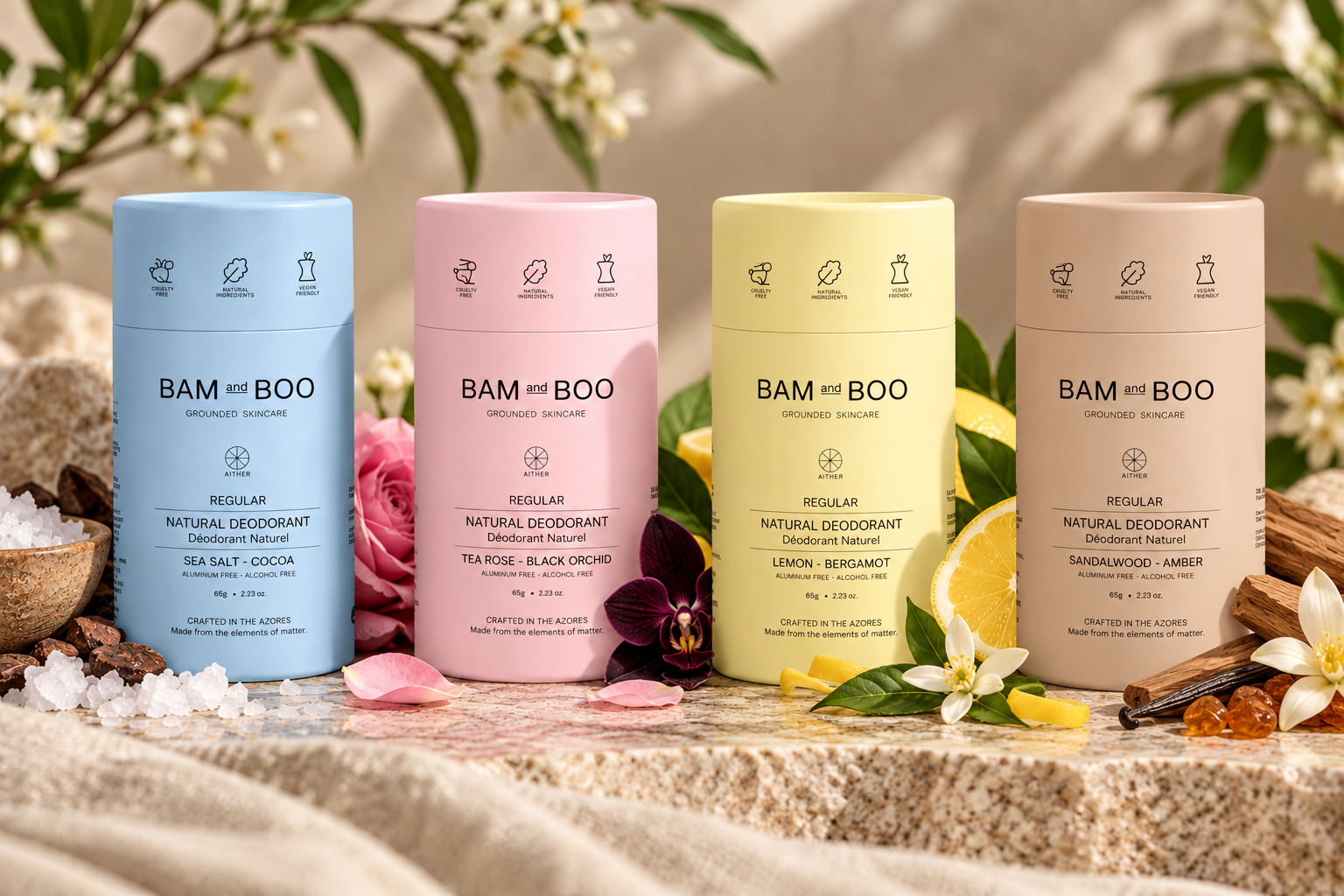 Natur deodorant - sandeltræ, rav og vanilje - Billede 2