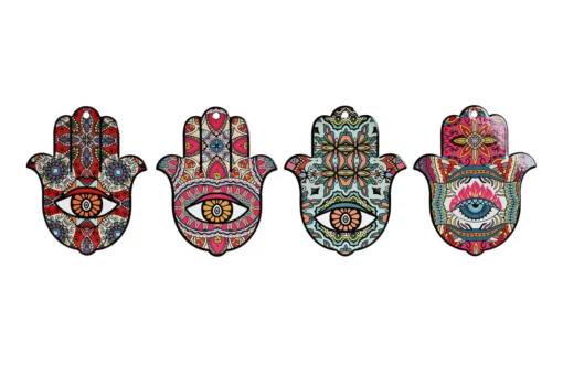 Dekorativ Hamsa bordskåner - sun - Image 4