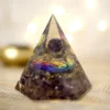 Amethyst oktagon - orgonit pyramide