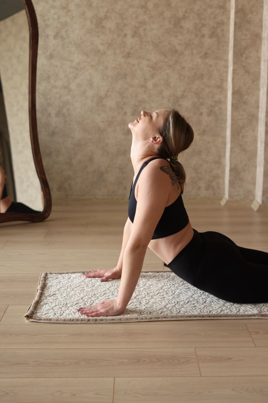 Lotus Yogamåtte – Sand Lotus - Billede 6
