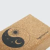 Kork yogablok med Yin Yang motiv - Image 2