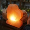 Hjerte formet Himalaya salt lampe - Image 3