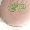 Den fineste "Ahimsa" rosa velour meditationspude - Image 2