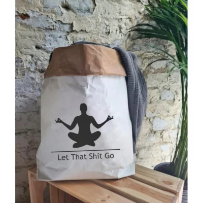 "Let that shit go" opbevaringspose