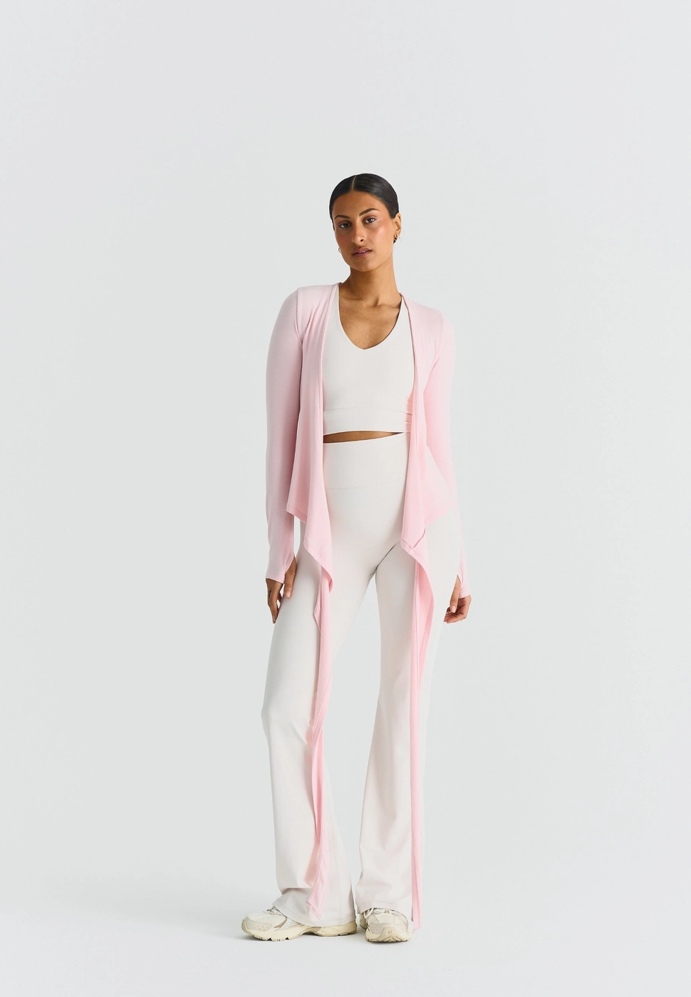 Soft Ballet Wrap Top - rose, str. M - Billede 5