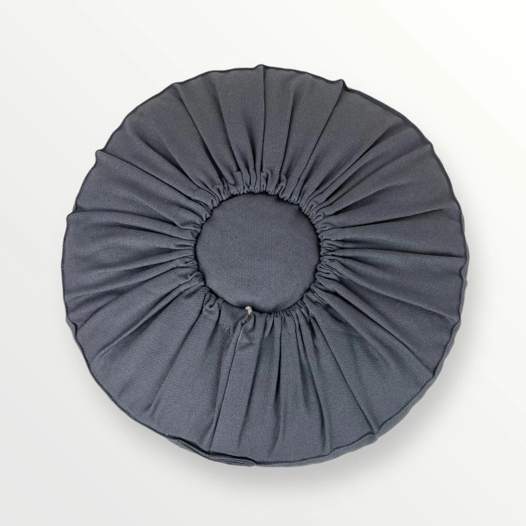 Meditatonspude Namasté - dim gray - Billede 3