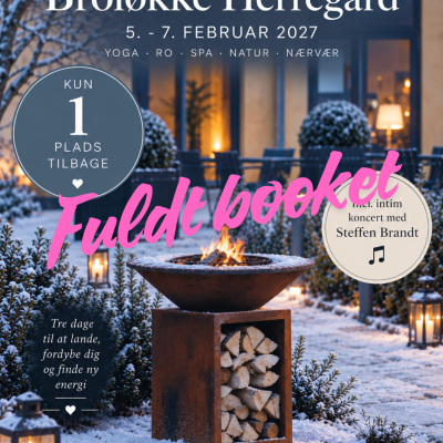 Eksklusivt Kundalini Yoga retreat på Broløkke Herregård, 5.-7. februar 2027 - depositum