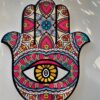 Dekorativ Hamsa bordskåner - sun
