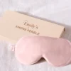 Luksus sovemaske med 100% silke på begge sider - Sweet love rose - Image 2