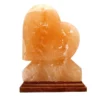 Hjerte formet Himalaya salt lampe