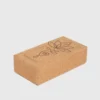 Kork yogablok med Lotus motiv - Image 2