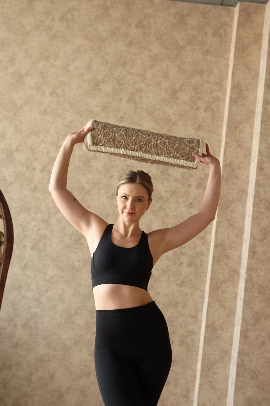 Lotus Yogamåtte – Sand Lotus - Billede 7