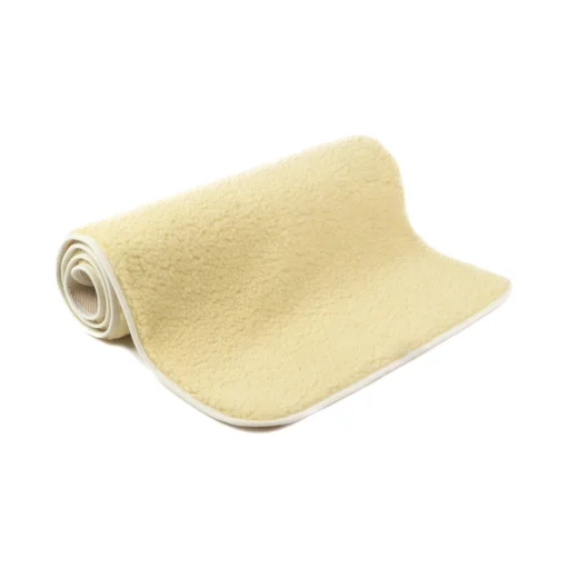 Uldyogamåtte 80 cm bred med bæretaske - natur - Image 2