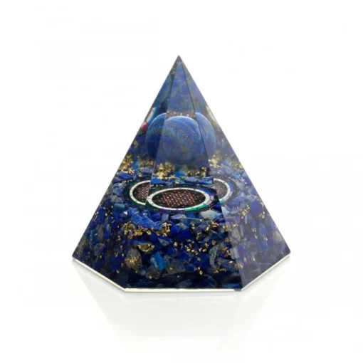Lapis lazuli oktogon - orgonit pyramide - Image 2