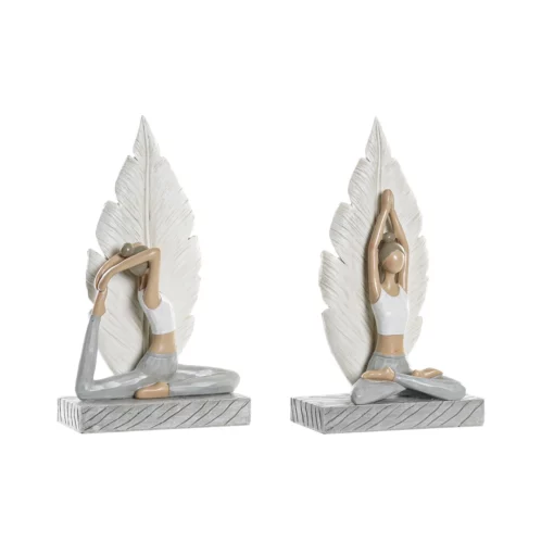2 stk "Feeling light as a feather" Yogini figurer