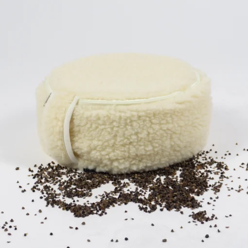 Merino uld meditationspude med bæretaske - Natur - Image 7