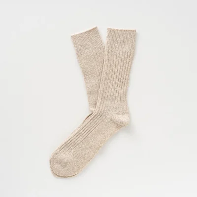 Silke- og uldsokker - Naturel, str. 36-40