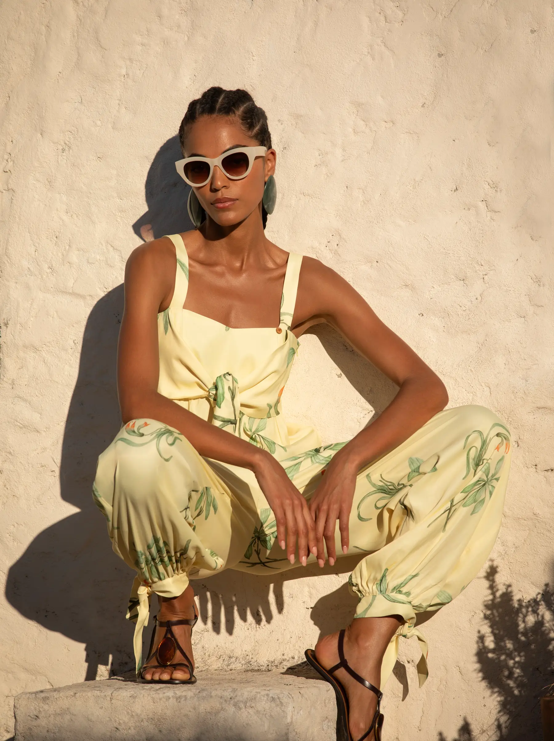 Smuk buksedragt - Green essence - M/L - Billede 2