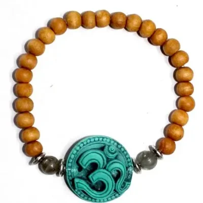 Armbånd Sandeltræ Turkis OM