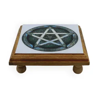 Mini alterbord med pentagram