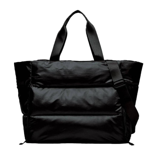 Håndtaske med plads til yogamåtten - sort - Image 3