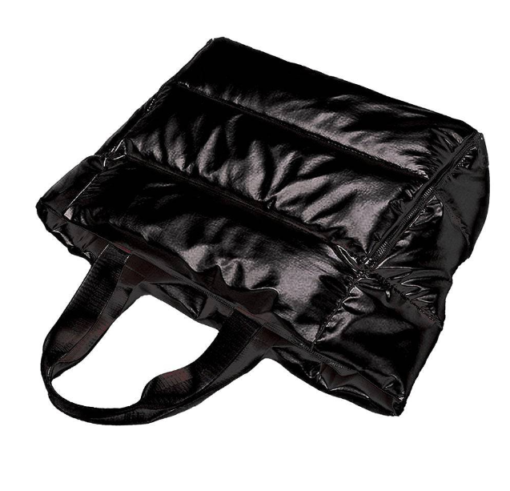 Håndtaske med plads til yogamåtten - sort - Image 4
