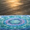 Ocean and Heaven Mandala - Økologisk naturgummi yogamåtte med skridsikker overflade - Image 5