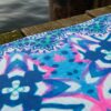 Ocean and Heaven Mandala - Økologisk naturgummi yogamåtte med skridsikker overflade - Image 10