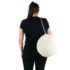 Merino uld meditationspude med bæretaske - lys grå - Image 8