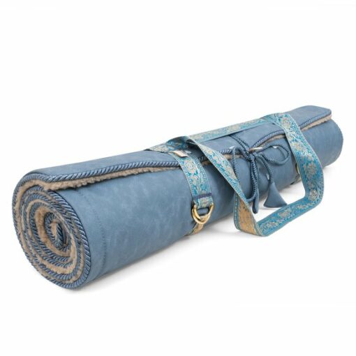 Holistic silk yogamåtte - Denim