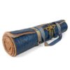 Holistic Silk yogamåtte - navy